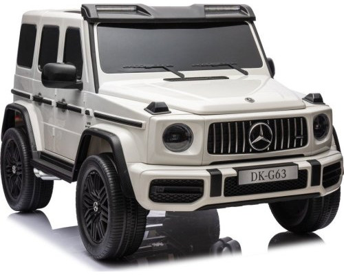 Дитяча акумуляторна машинка Mercedes Benz G63 AMG XXL Біла Дитяча акумуляторна машинка Mercedes Benz G63 AMG XXL Біла