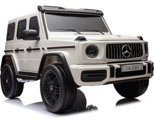Дитяча акумуляторна машинка Mercedes Benz G63 AMG XXL Біла Дитяча акумуляторна машинка Mercedes Benz G63 AMG XXL Біла