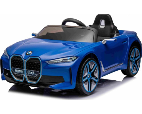 Дитяча акумуляторна машинка BMW i4 Синя