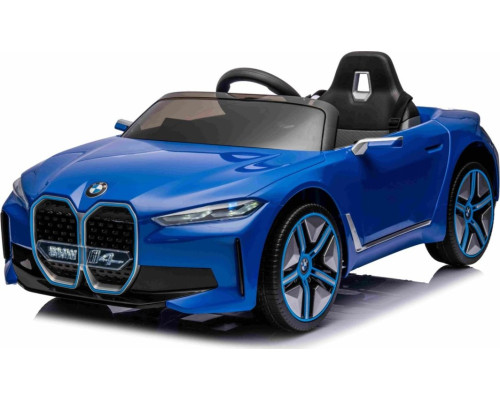 Дитяча акумуляторна машинка BMW i4 Синя