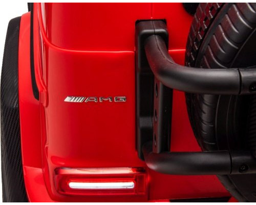 Дитяча акумуляторна машинка Mercedes Benz G63 AMG XXL Червона