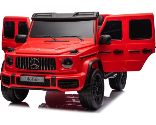 Дитяча акумуляторна машинка Mercedes Benz G63 AMG XXL Червона