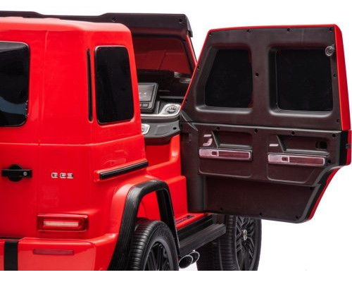 Дитяча акумуляторна машинка Mercedes Benz G63 AMG XXL Червона