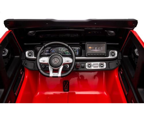 Дитяча акумуляторна машинка Mercedes Benz G63 AMG XXL Червона
