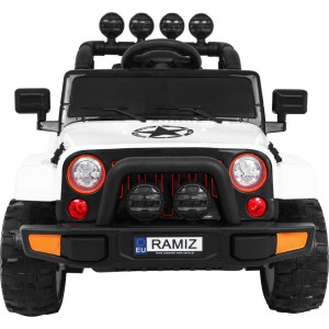 Дитячий акумуляторний позашляховик Білий