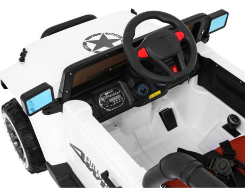 Дитячий акумуляторний позашляховик Білий