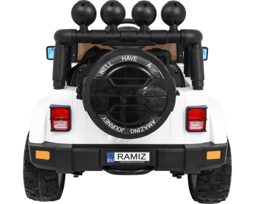 Дитячий акумуляторний позашляховик Білий