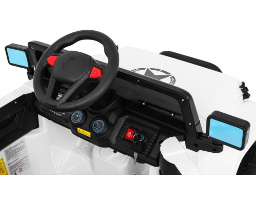 Дитячий акумуляторний позашляховик Білий