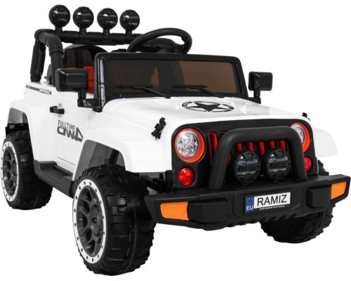 Дитячий акумуляторний позашляховик Білий