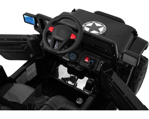 Дитячий акумуляторний позашляховик Чорний