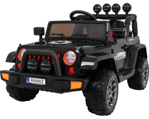 Дитячий акумуляторний позашляховик Чорний