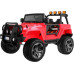 Дитячий акумуляторний позашляховик Jeep Monster 4x4 Червоний