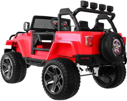 Дитячий акумуляторний позашляховик Jeep Monster 4x4 Червоний