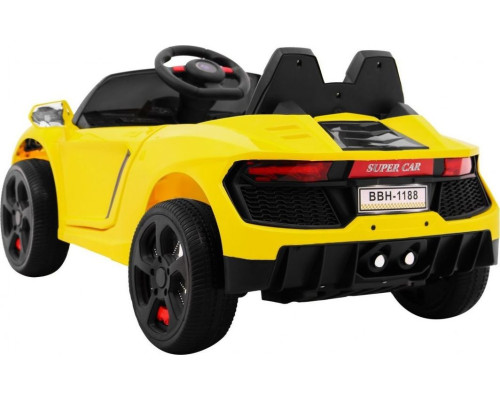 Дитяча акумуляторна машинка Жовта