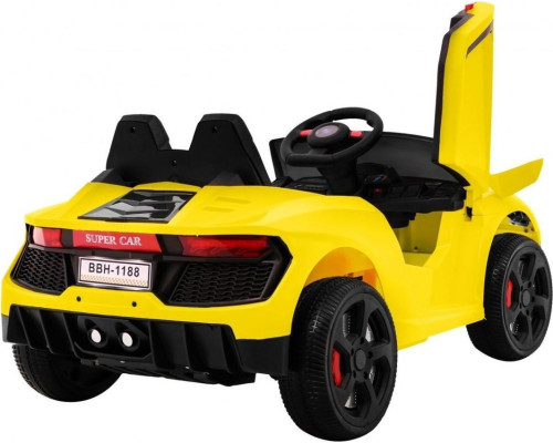 Дитяча акумуляторна машинка Жовта