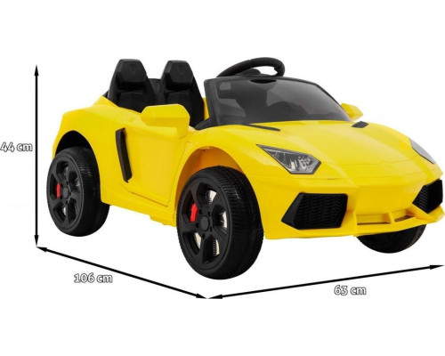 Дитяча акумуляторна машинка Жовта