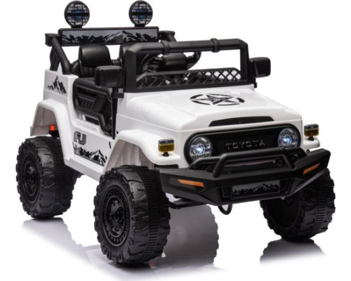Дитяча акумуляторна машинка Toyota FJ Cruiser Біла