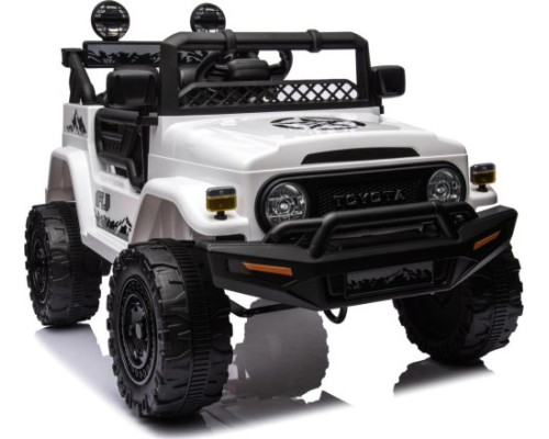 Дитяча акумуляторна машинка Toyota FJ Cruiser Біла