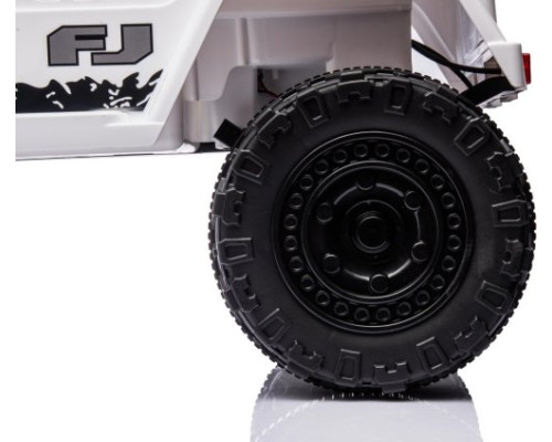 Дитяча акумуляторна машинка Toyota FJ Cruiser Біла