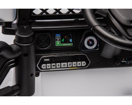 Дитяча акумуляторна машинка Toyota FJ Cruiser Біла