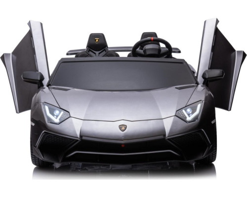 Дитяча акумуляторна машинка Lamborghini Aventador SV Сіра
