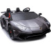 Дитяча акумуляторна машинка Lamborghini Aventador SV Сіра