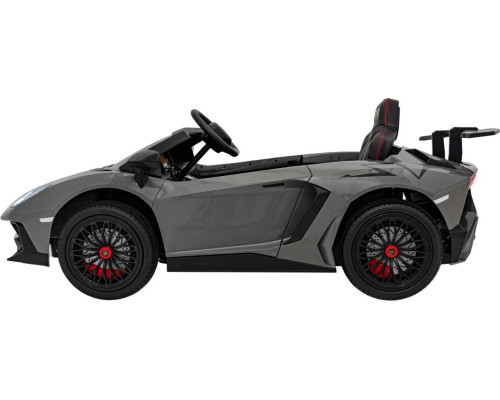 Дитяча акумуляторна машинка Lamborghini Aventador SV Сіра