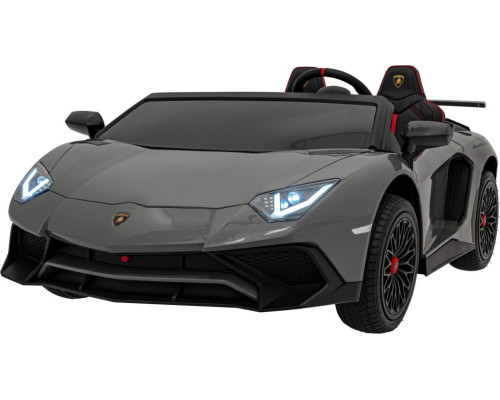 Дитяча акумуляторна машинка Lamborghini Aventador SV Сіра