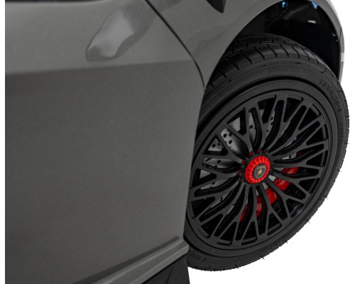 Дитяча акумуляторна машинка Lamborghini Aventador SV Сіра