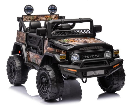 Дитяча акумуляторна машинка Toyota FJ Cruiser Чорна