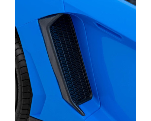 Дитяча акумуляторна машинка Lamborghini Aventador SV Синя