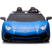 Дитяча акумуляторна машинка Lamborghini Aventador SV Синя