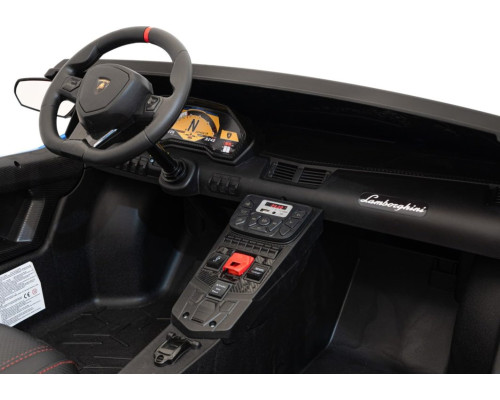 Дитяча акумуляторна машинка Lamborghini Aventador SV Синя