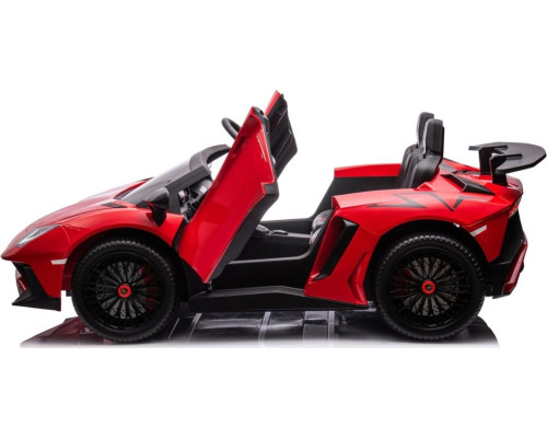 Дитяча акумуляторна машинка Lamborghini Aventador SV Червона