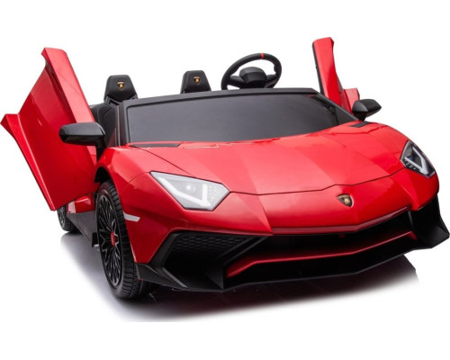 Дитяча акумуляторна машинка Lamborghini Aventador SV Червона