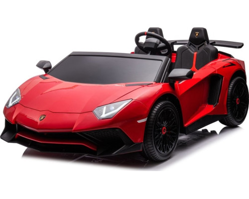 Дитяча акумуляторна машинка Lamborghini Aventador SV Червона