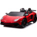 Дитяча акумуляторна машинка Lamborghini Aventador SV Червона