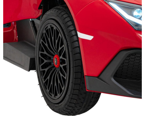 Дитяча акумуляторна машинка Lamborghini Aventador SV Червона