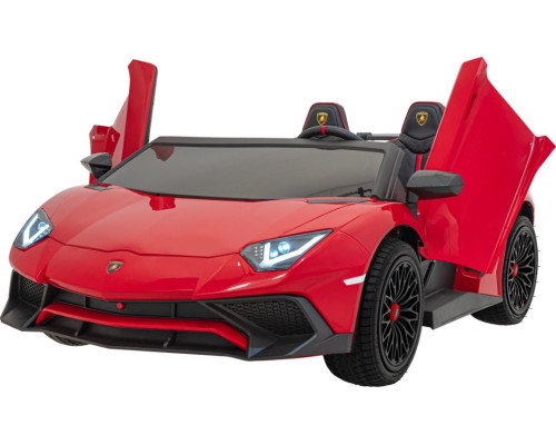 Дитяча акумуляторна машинка Lamborghini Aventador SV Червона