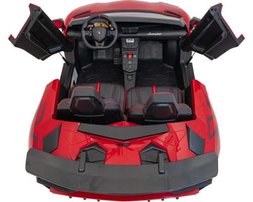 Дитяча акумуляторна машинка Lamborghini Aventador SV Червона