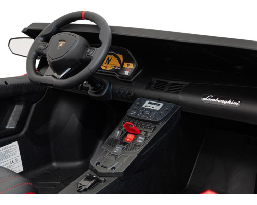 Дитяча акумуляторна машинка Lamborghini Aventador SV Червона