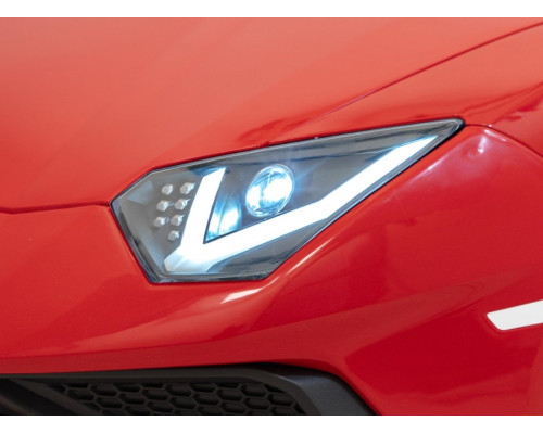 Дитяча акумуляторна машинка Lamborghini Aventador SV Червона