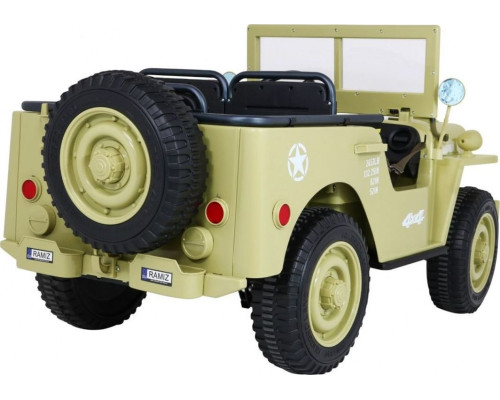 Дитяча акумуляторна військова машина Retro Strong