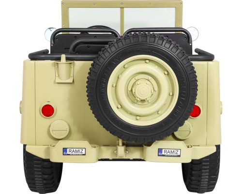 Дитяча акумуляторна військова машина Retro Strong