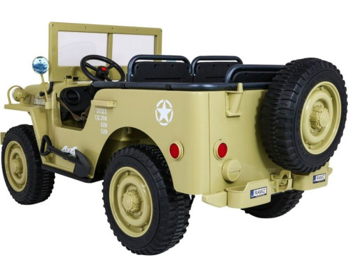 Дитяча акумуляторна військова машина Retro Strong