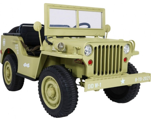 Дитяча акумуляторна військова машина Retro Strong