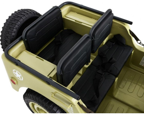 Дитяча акумуляторна військова машина Retro Strong