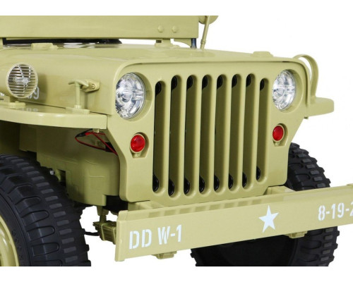 Дитяча акумуляторна військова машина Retro Strong