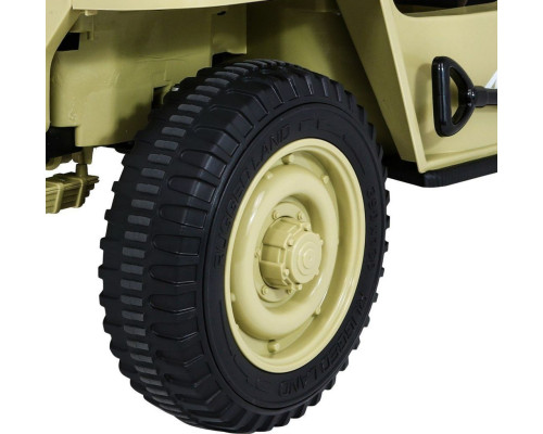 Дитяча акумуляторна військова машина Retro Strong