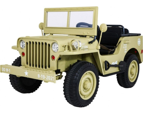 Дитяча акумуляторна військова машина Retro Strong